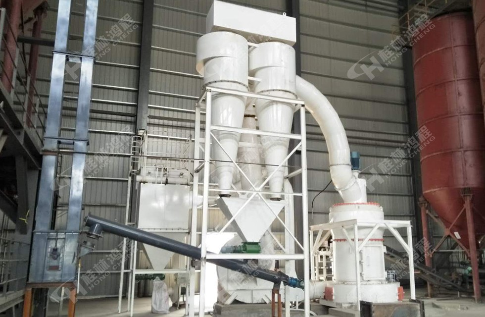 山西忻州客戶HCQ1500鉀長石全套磨粉設備實現325目4噸產能